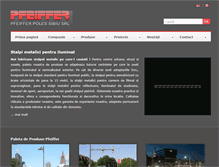 Tablet Screenshot of pfeiffer-poles.ro